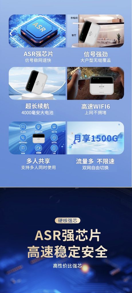 图片[2]-通天猴4G随身WiFi4000mAh电信移动款双切换户外上网必备-随身WiFi